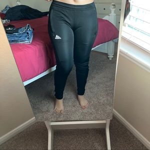 Black Adidas climacool track pants